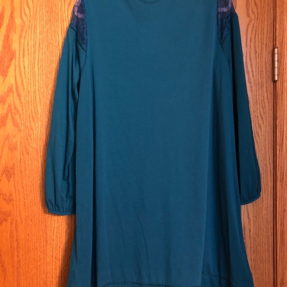 NWT Bongo plus dress teal 1x - Picture 4 of 6